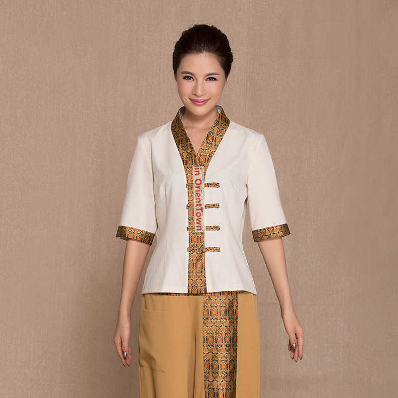 ชุดนวดสปาสไตล์ไทย เสื้อ+กางเกง - Spa Wellness And Beauty บทวิจารณ์และราคา