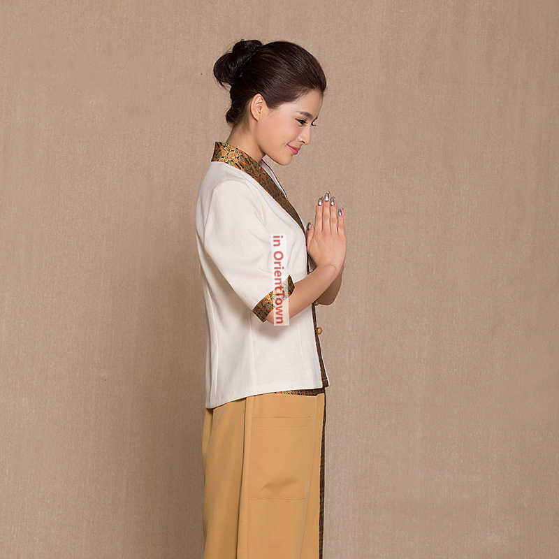 ชุดนวดสปาสไตล์ไทย เสื้อ+กางเกง - Spa Wellness And Beauty บทวิจารณ์และราคา