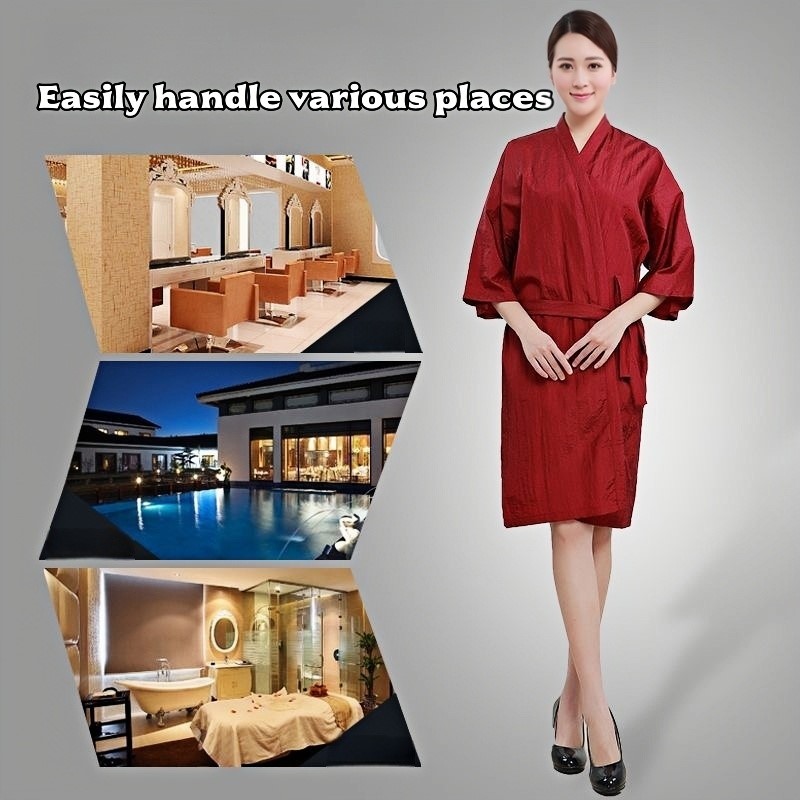 เสื้อคลุมสปาผมกันน้ำ ระบายอากา - W Spa & Wellness บทวิจารณ์และราคา